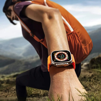 Alpine loop for Apple watch Ultra band 49mm 44mm 45mm 40mm 41mm 42mm 45 44 mm Nylon bracelet iwatch series 8 9 7 6 5 4 SE bands