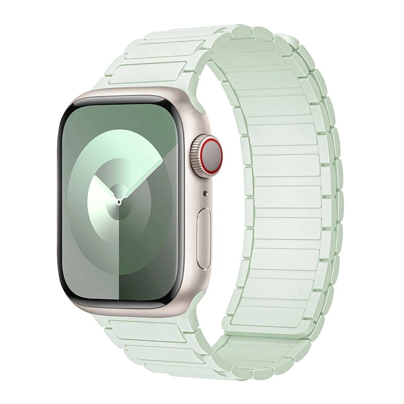 Magnetic Sports Band for Apple Watch Ultra 2 49mm 45mm 44mm 42mm 38 40 41mm Silicone Strap for IWatch Series Ultra 2 9 8 7 6 5 4