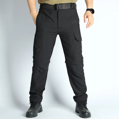 Men’s Hiking Pants: Convertible, Lightweight, Waterproof, Quick Dry, Outdoor, Fishing, Travel, Safari, Camping, Detachable.