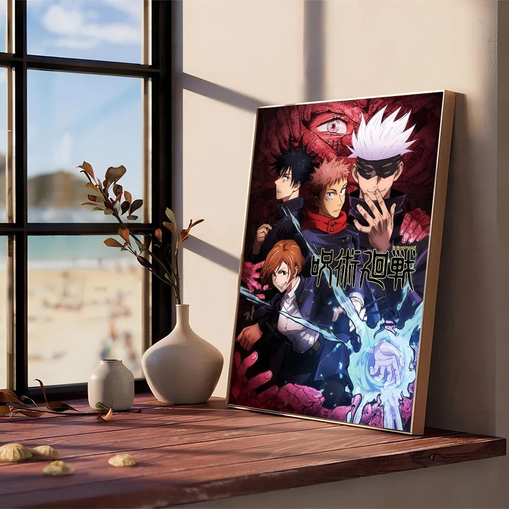 Jujutsu Kaisen Good Quality Prints and Posters Whitepaper Sticker DIY Room Bar Cafe Aesthetic Art Wall Painting