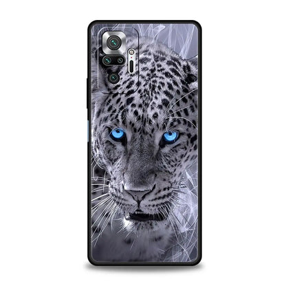 Phone Case For Xiaomi Redmi Note 14 13 12 5G 11 10 Pro Plus 4G 9S 9 14C 13C 12C 10C 9C 9A Soft TPU Cover Tigre Wolf Lion Animal