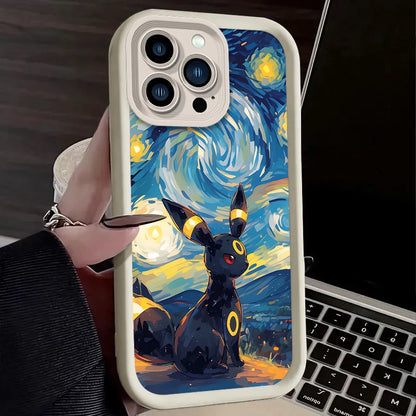 Anime P-Pokemon Phone Case for iPhone 16 15 14 13 12 11 Pro Max XS X XR 8 7 6S Plus SE 2020 Soft Silicone Printing Back Cover