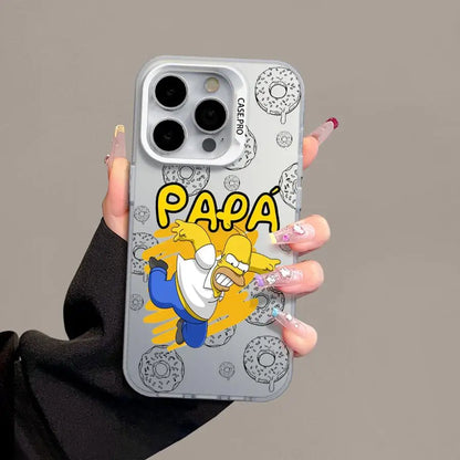 Cartoon Phone Case for iPhone 16 Pro 16 Plus 15 Pro Max 14 13 12 11 XS 14 Pro Max 14Pro 12Pro Soft funda case