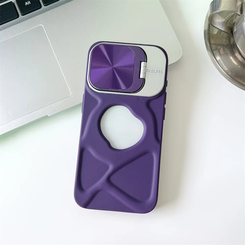 ChicShield Magnetic Case for iPhone 17Air 11 12 13 14 15 16 17 Pro Max Plus - Lens Protection Stand with Magsafe Silicone Cover
