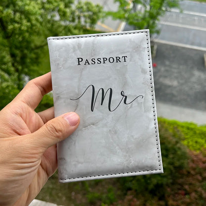 Personalised Mr and Mrs Passport Covers with Customized Name Passport Holder customized passport cover for couples