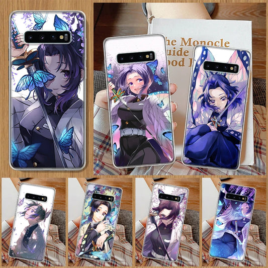 Shinobu Demon👿Slayer Phone Case For Samsung Galaxy S23 S24 Ultra S20 FE S21 S22 Plus S10 S10E S9 S8 + Soft Cover Fundas
