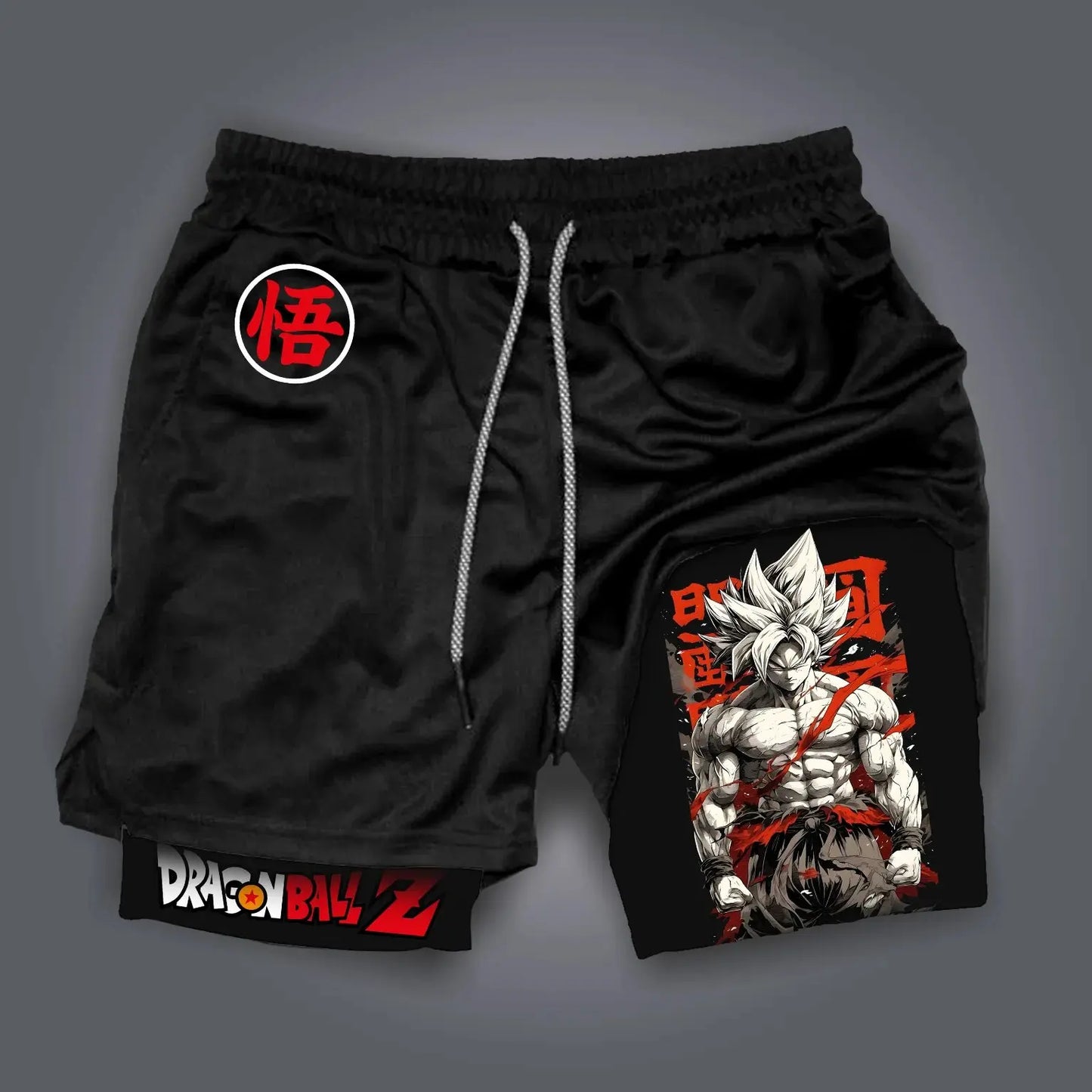 Official DragonBall Anime Suitable for Project Sports Badminton Anime Gender-Free Kei Style Retro Breathable Quick-Drying Shorts