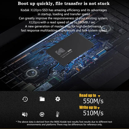 Disco duro Kodak X120 PRO SSD HDD 2,5, disco duro SSD 120GB 1TB 512GB 128GB 256GB HD SATA, disco duro interno para ordenador portátil