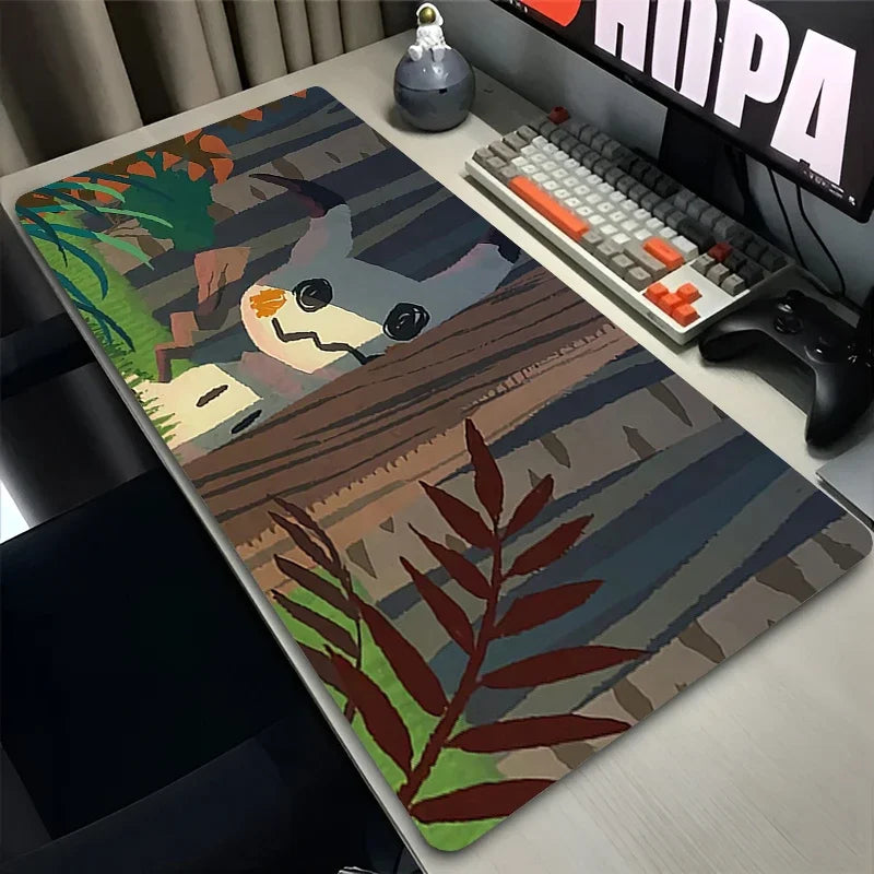 Mouse Pad Gaming Carpet P-pokemon Mimikyu Anime Keyboard Pads PC Mousepad Mouse Pads Laptop Extended Desk Mat for LOL Gamer Gift