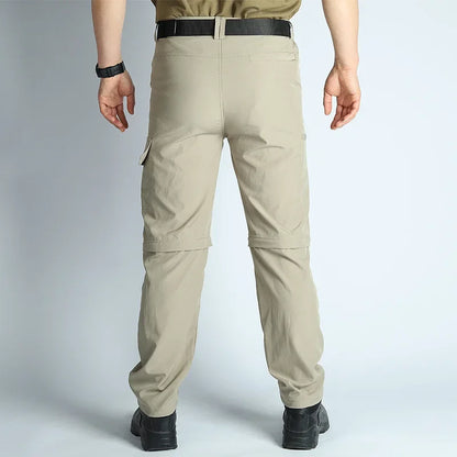 Men’s Hiking Pants: Convertible, Lightweight, Waterproof, Quick Dry, Outdoor, Fishing, Travel, Safari, Camping, Detachable.