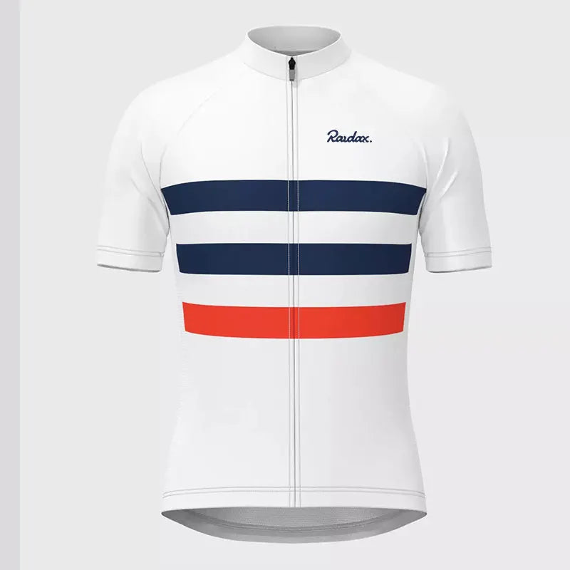 Spandex Cycling Clothing Raudax High Elasticity Short Sleeve Ropa Ciclismo Summer Men Top Jersey Bike Shirts Uniform Cycling Kit