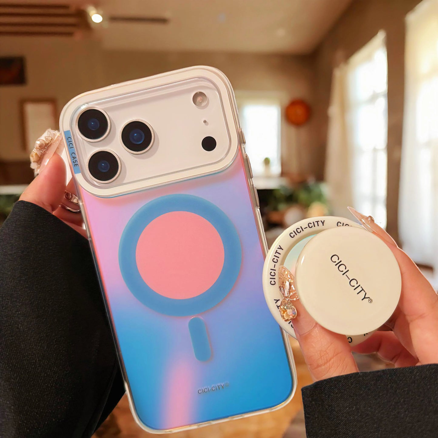 Luxury Fashion Matte Color Changing Magsafe Phone Cases for iPhone 17 Air 16 15 Pro Max 14 13 Magnetic Wireless Charge Cover