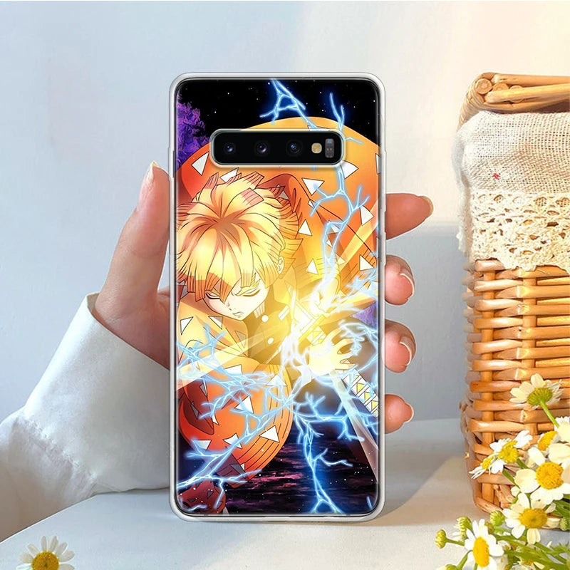 Anime 😈 Slayer Cool Phone Case For Samsung Galaxy S24 S22 S23 Ultra Back Cover