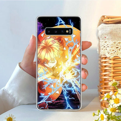 Anime 😈 Slayer Cool Phone Case For Samsung Galaxy S24 S22 S23 Ultra Back Cover