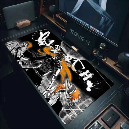 XXL Anime BLEACH Large Mouse Pad Gamer Cabinet Pc Keyboard коврик для мыши Computer Desk Mat 90x40CM Gaming Accessories Mousepad
