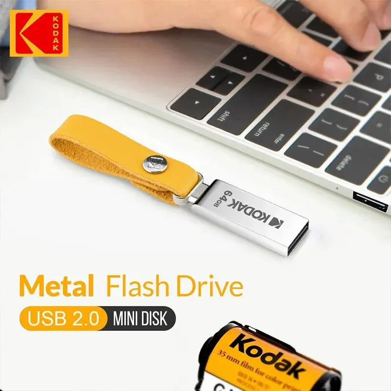 KODAK 2.0 USB Flash Drive 128GB 64GB 32GB Pen Drive 128gb 64gb USB Memory Stick 32gb Pen Flash Drive For Micro PC