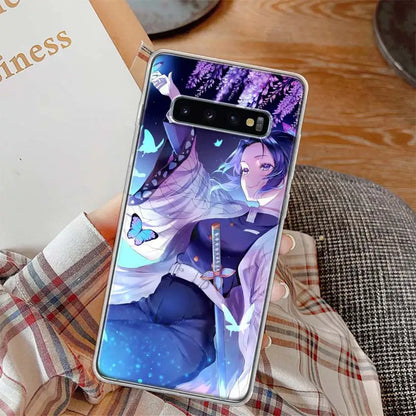 Shinobu Demon👿Slayer Phone Case For Samsung Galaxy S23 S24 Ultra S20 FE S21 S22 Plus S10 S10E S9 S8 + Soft Cover Fundas