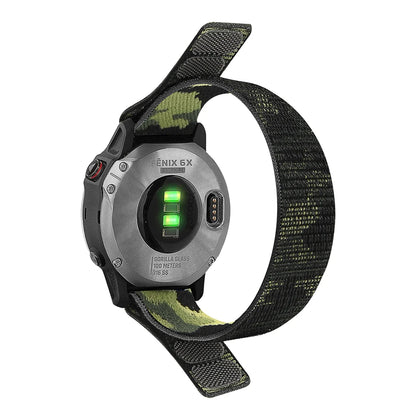 22mm 26mm QuickFit Nylon Loop Strap For Garmin Tactix 7 AMOLED Delta Bravo Band For Garmin Fenix 7X 6 PRO 5 3 Braided Watchbands