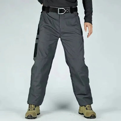 Wear Resistant Work Pant Man Multi-pocket Straight Cargo Trousers Outdoor Jogging Tactical Pants Spring Autumn Casual Trousers