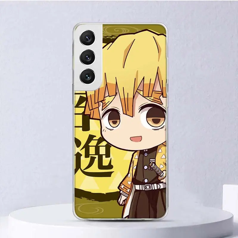 Demon😈Slayer Cute Anime Soft Case For Samsung Galaxy S24 S23 S22 Plus Phone Cover