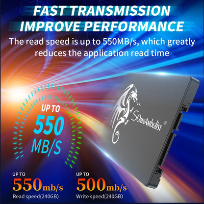 SSD 64GB 128GB 240GB 120GB 256GB 480GB 512GB 1TB 2TB 960GB Disco duro Sata3 2.5 Disco 2.5 Unidad interna de estado sólido