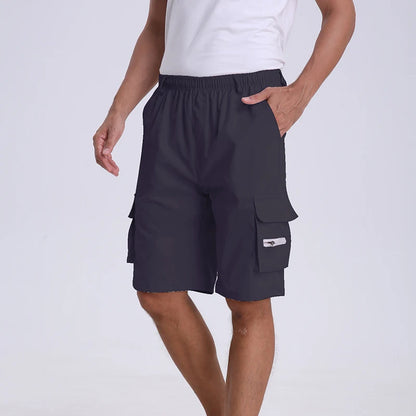 Men's Military Cargo Shorts Mens Tactical Pants Big Pocket Sports Slacks Cargo Panels Trousers Plus Size for Male Casual