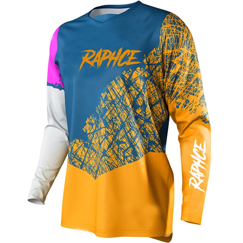 Mountain Bike Off Road Motorcycle Riding Suit Speed Dry Long Sleeve