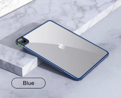 Clear Transparent Case For iPad Air 4 5 Pro 2024 11 12.9 10.2 13 MINI 6 7 8 9 10 Generation Sleeve Shockproof Hard Cover Funda