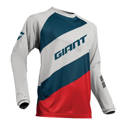 Off-road Endurance Downhill Jersey MTB Bicycle Shirt BMX Mountain Bike Sweatshirt Breathable Quick-Drying Shirt