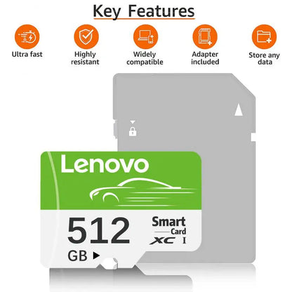 Lenovo Micro SD Card 2TB Large Capacity Memory Card master copy version 128GB Micro Mini TF Card High Speed Flash Card For PC/Desktops/Mac/Camera
