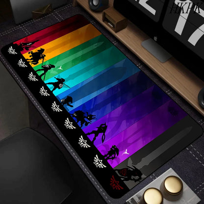 40x90CM PC Gamer Cabinet Z-Zeldas Of Legends Mousepad Mouse Pad Anime Carpet Desk Mat Gamers Accessories Gaming Keyboard Carpets