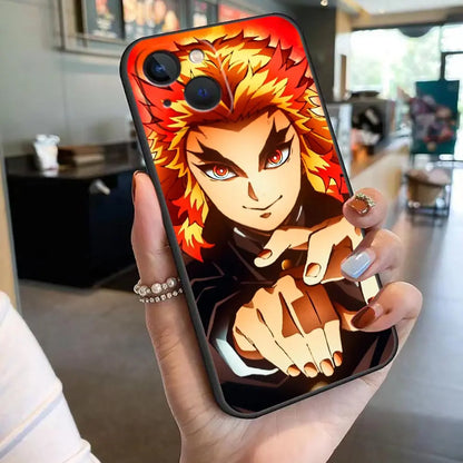TanjiRo Nezuko Phone Case For Apple 16 iphone 15 14 13 12 11 Pro XS Max Mini X SE 8 7 Plus Case Capa Shell Cover