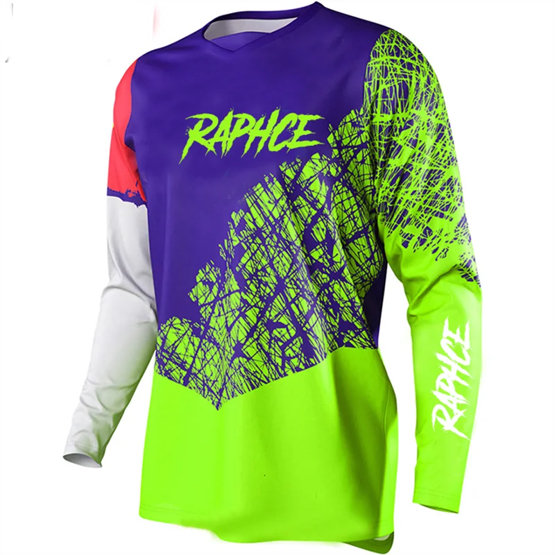 Mountain Bike Off Road Motorcycle Riding Suit Speed Dry Long Sleeve