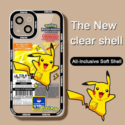 Pokemon Gengar Pikachu Case For Realme C63 C65 12 Pro Plus C67 C53 C55 C15 C21Y Cover Soft Silicone Couqe