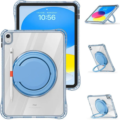 Handheld Case for iPad 10th Generation 10.9 Kids Cover iPad 2022 A2696 A2757/A2777 Swivel Stand Shockproof Protective Funda Capa