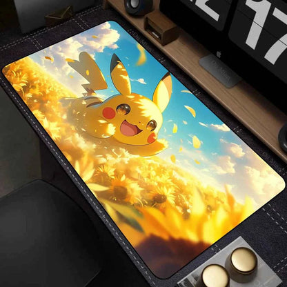Anime Pokemon Desk Mat Mousepad - Gaming Mouse Pad for Computer Desks Office Accessories Keyboard Gaming Fan Art