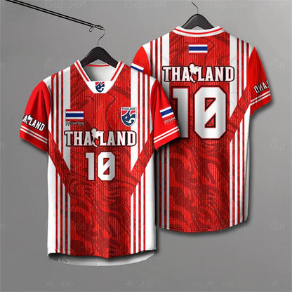 Elephant Print 3D Rugby T-Shirt
