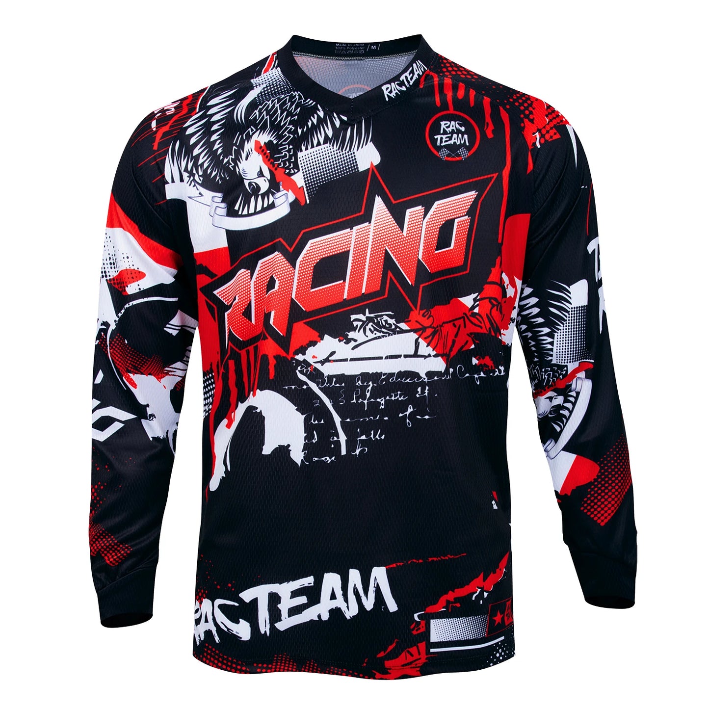 Pro Long Sleeve Motocross Shirt Mountain Bike Downhill Jersey Cross Country Bike Racing Shirt Quick Dry Mountain Bike T-Shirt