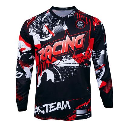 Pro Long Sleeve Motocross Shirt Mountain Bike Downhill Jersey Cross Country Bike Racing Shirt Quick Dry Mountain Bike T-Shirt