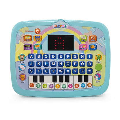 English Alphabet Study Machine for Toddler with Math Letter Music Children's Educational Books Computer Toys for Baby Boys Girls