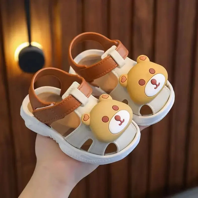 Sandalias Shoes for Girl Children Sandals Garden Shoes New Summer Cartoon Boy Beach Shoe Soft Soled Girls Walking Shoe Baby Shoe