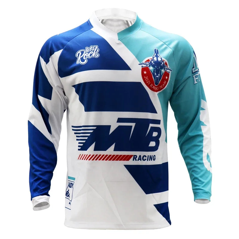 Quick Dry Summer MTB Jersey Short Sleeve Downhill T Shirt Cycling Motocross DH Wear BMX Mountain Bike Clothing