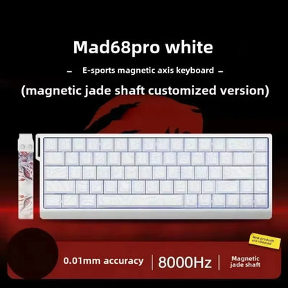 MADLIONS MAD 60/68HE Gaming Magnetic Switch Keyboard 61/68 Key Web Drive 8K Wired Custom Return RT Adjustable Keystroke Hot Swap