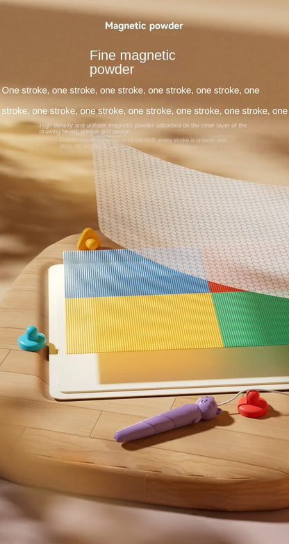 Children Cartoon Drawing Board Baby Puzzle Magnetic Writing Board Toy Graffiti Magnetic Drawing Board Montessori Toy for Kids