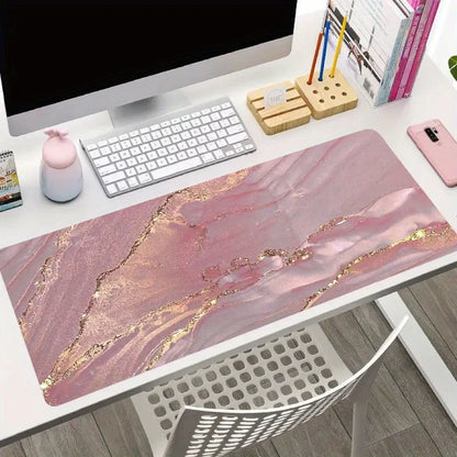 Chinese Style Carp Mouse Pad Large Gaming E-Sports Mousepad Office Keyboard HD Computer Accessory Non-Slip Mat Gift for Teen