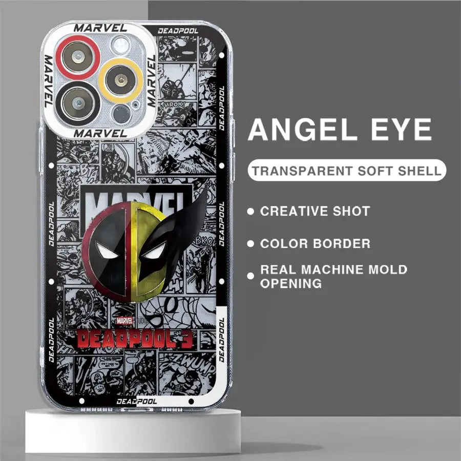 Movie characters Phone Case for iPhone 16 Pro 15 12Pro Max 13 14 Plus 7 8 XS SE 11 16Plus Angle EYE Cover Shell Capa