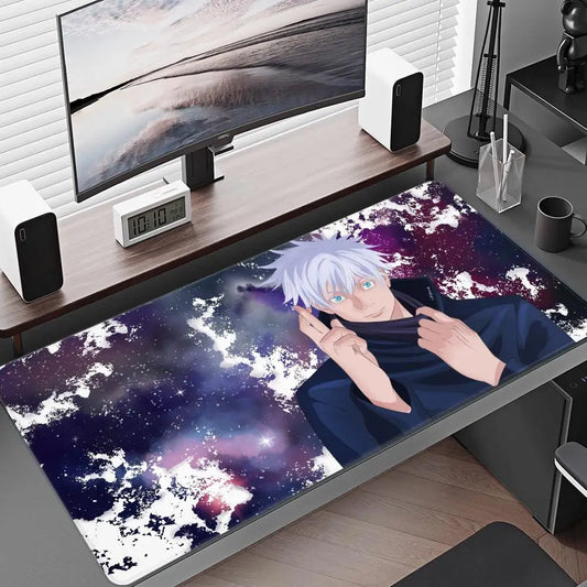 Satoru Gojo Anime Boy Mousepad Anime Mouse Pad Gamer XL Computer HD Home Mousepad XXL Mouse Mat Non-Slip