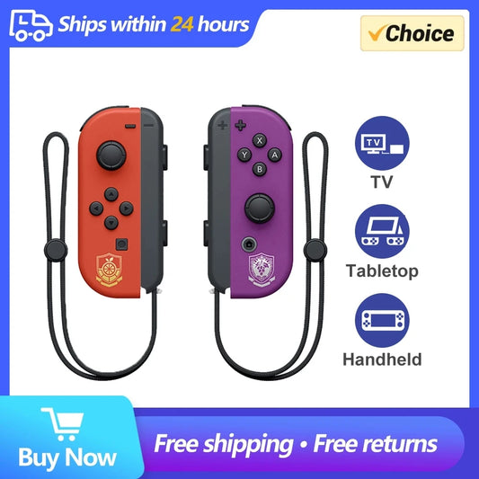 Joy pad Wireless Joycons Gamepad Joystick Controller NS Joypad Dual Vibration Screenshot Wake up Motion Control