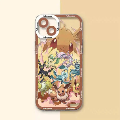 Anime Gengar Pikachu Casing For OPPO Reno 13F 13 12F 11F 12 11 10 8 Pro Plus 8T 8Z 7Z 7 6 Realme C75 C65 C63 Psyduck Soft Case