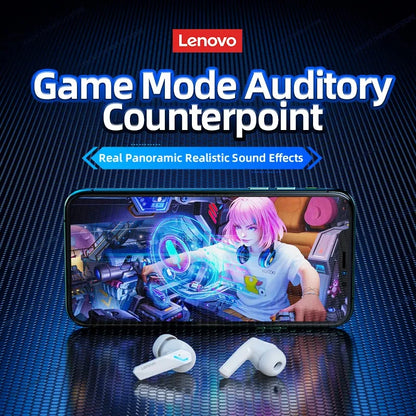 Choice Lenovo GM2 Pro HD Call Dual Mode Gaming Headset Wireless Bluetooth V5.3 Earphone HiFi Low Latency Music Headphones